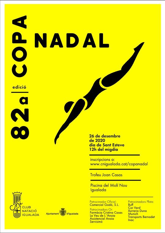 Cartell de la 82a Copa Nadal 2020 – Trofeu Joan Casas