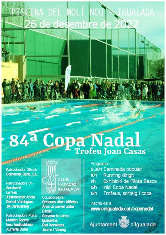 Cartell de la 84a Copa Nadal 2022 – Trofeu Joan Casas