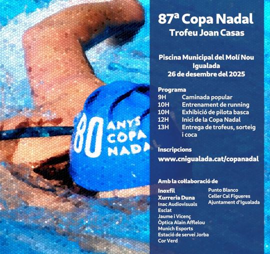Cartell de la 87a Copa Nadal 2025 – Trofeu Joan Casas