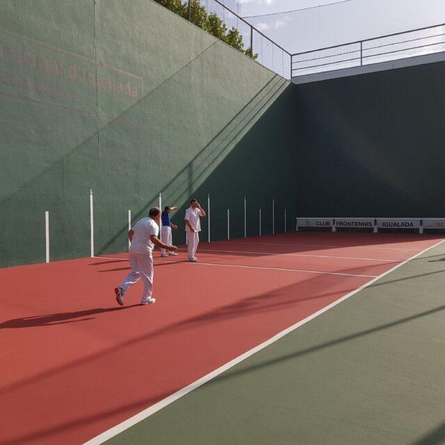 Exhibició de pilota basca a la Copa Nadal